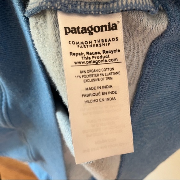 Patagonia Live Simply Market Bike Midweight Hoody - Radar Blue XL Women’s - Picture 9 of 15